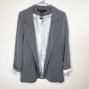 Grass Collection Women's Gray Blazer M